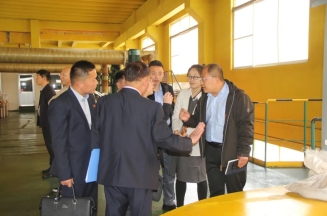 朝鲜水产省代表团到完美真人参观交流